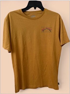 Billabong Boys Short Sleeve Tee - Mustard Brown
